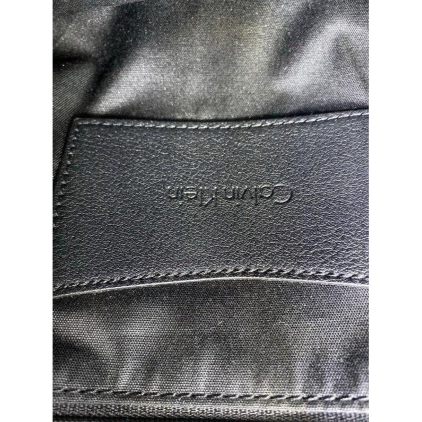 calvin klein cream shoulder bag