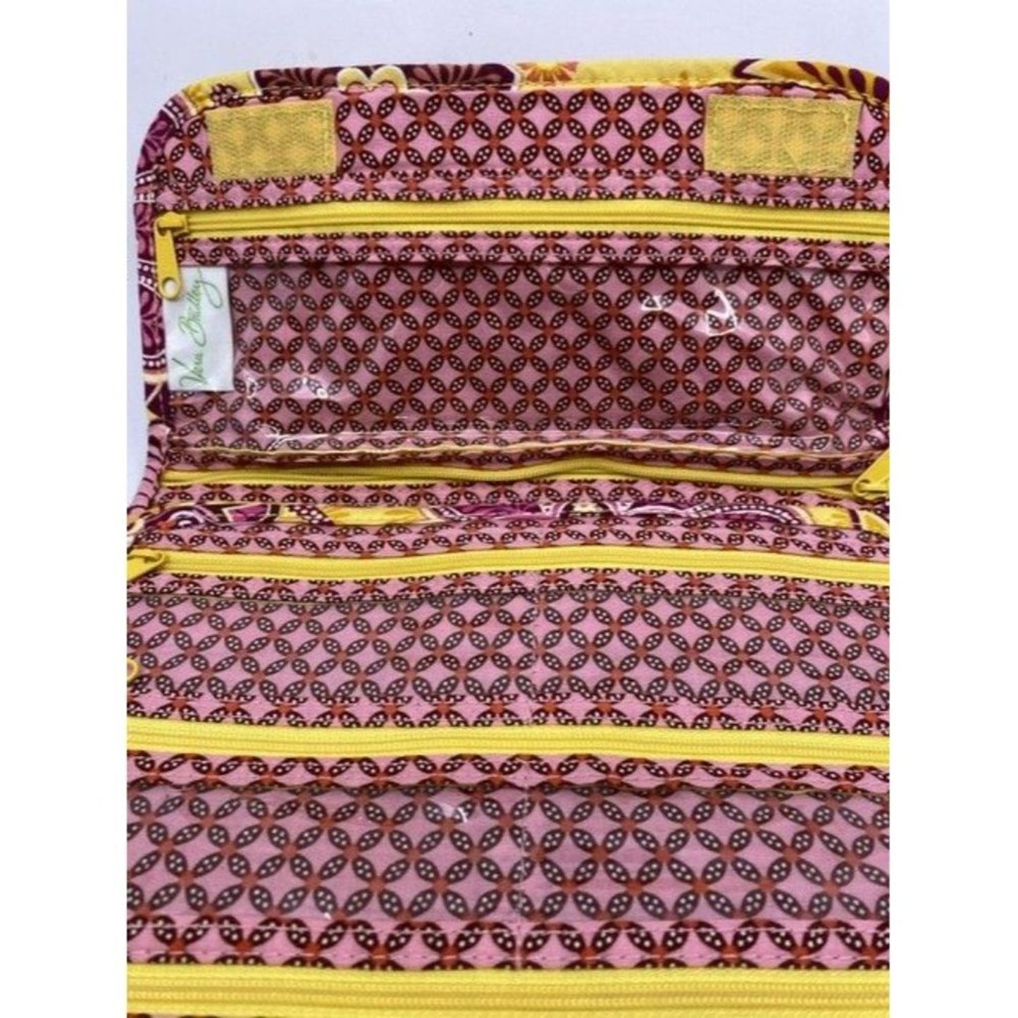 Vera Bradley Multicolor Tote Travel Cosmetic Bag