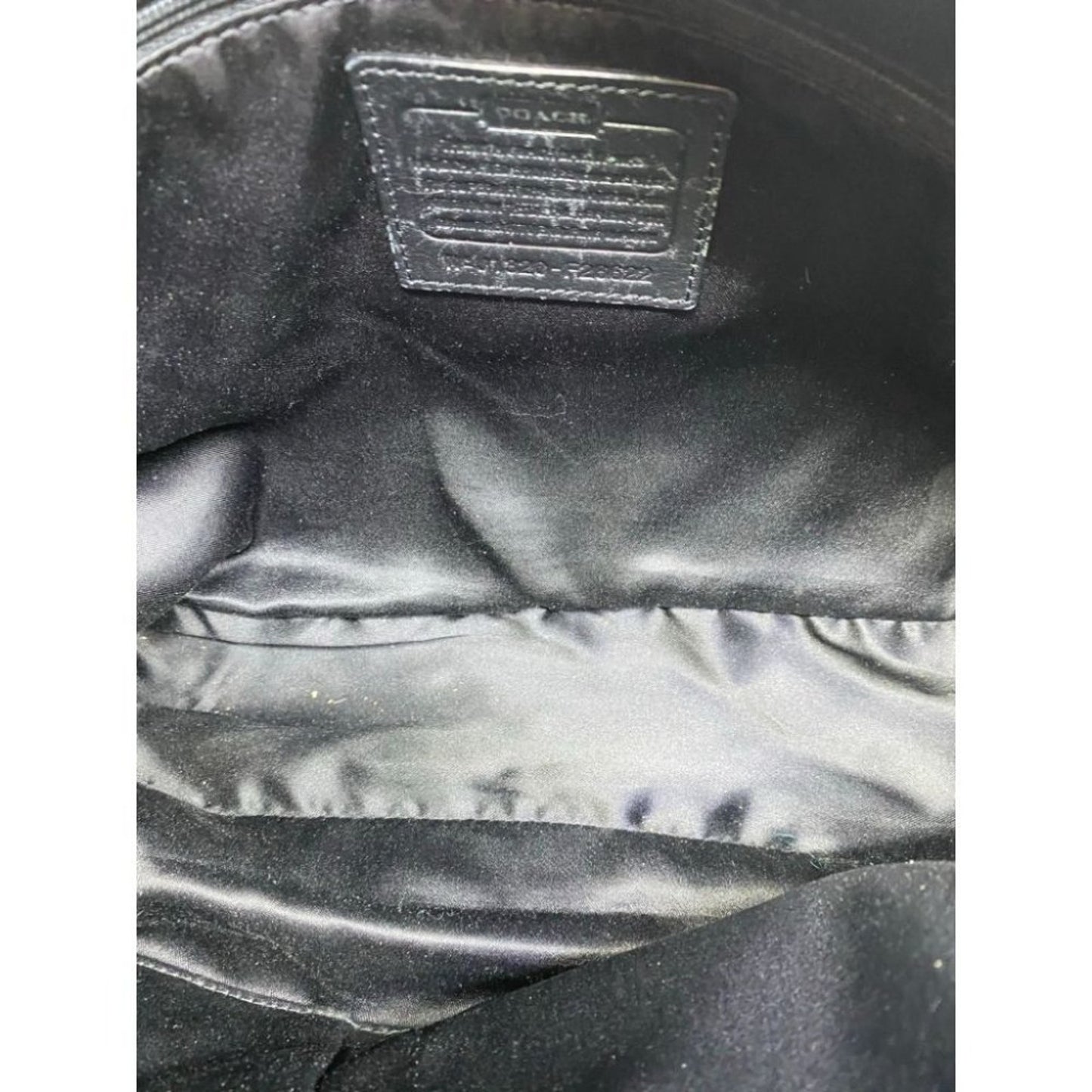 COACH Medium/ Large Leather Black Shoulder Bag