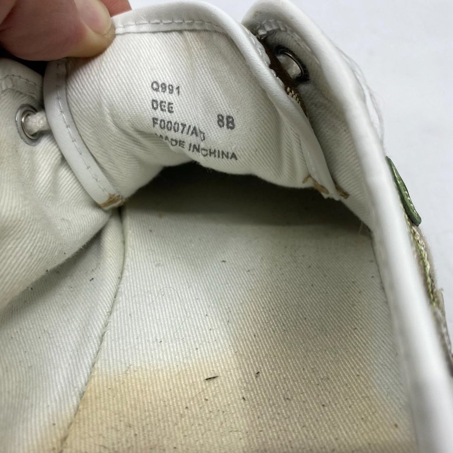 Coach Brown White Sneakers Size 8