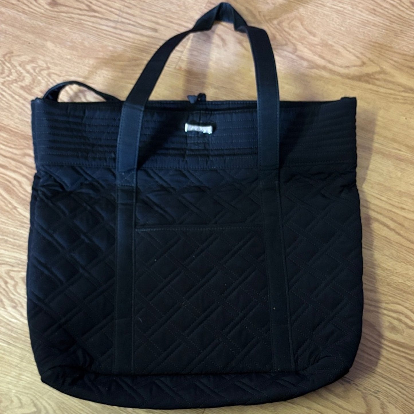 Vera Bradley Black Quilted Tote