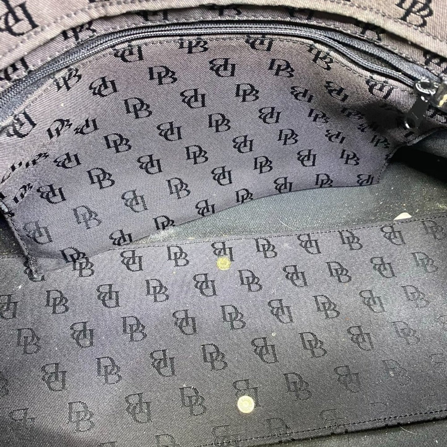 Dooney & Bourke Gray Customized W/ Graffiti Tote