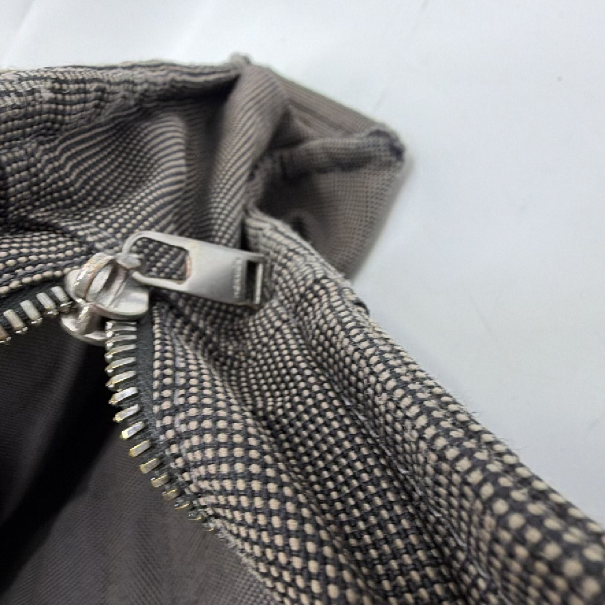 Hermès Fourre Tout Gray Canvas Tote Bag
