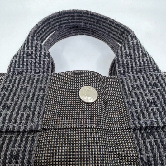 Hermes Garden Party Gray Toile H Tote Bag