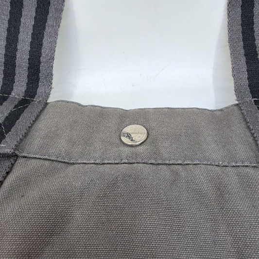 Hermes Fourre Tout Gray Canvas Tote Bag