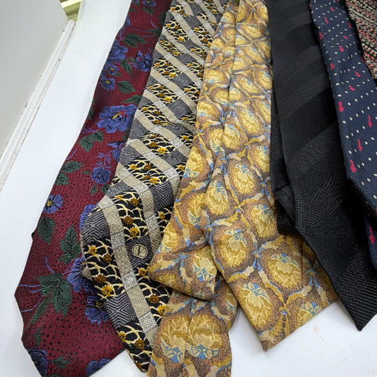 Valentino Patterned Multi Silk Necktie