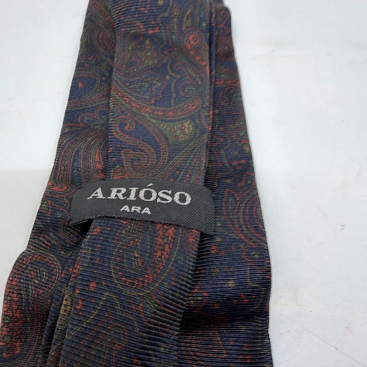 Arioso Paisley Blue Silk Tie