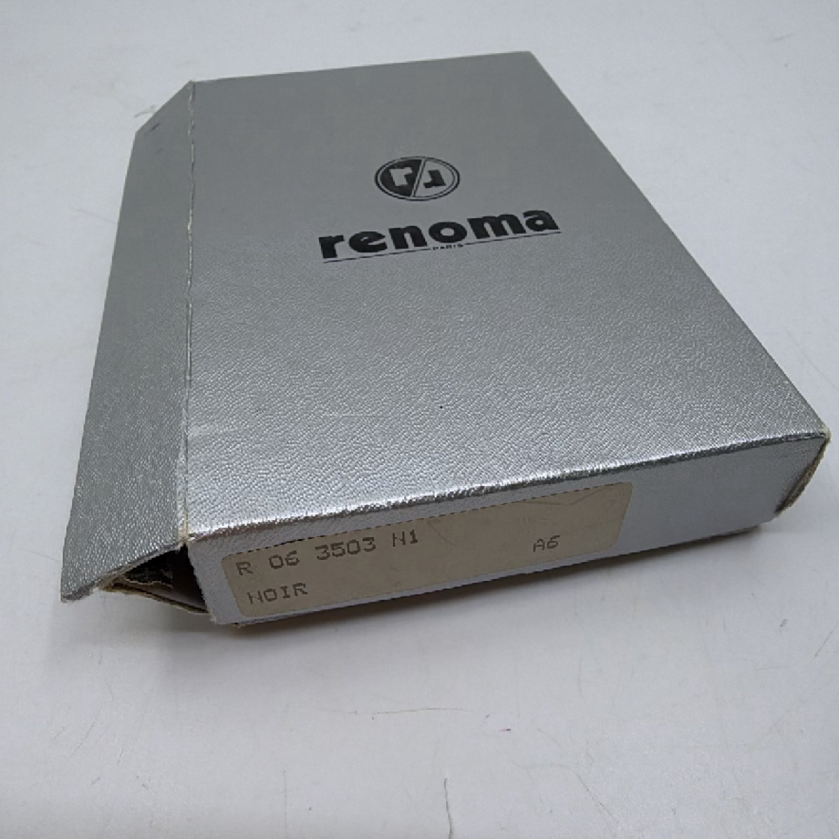 Renoma Black Pebbled Leather Wallet