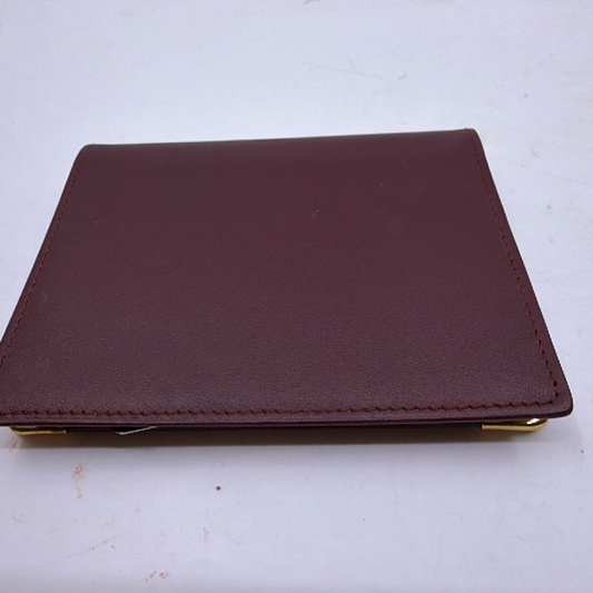 Cartier Must de Cartier Burgundy Leather Passport Holder