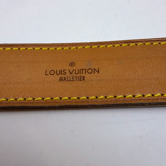 Louis Vuitton Shoulder Pad Beige Vachetta Leather