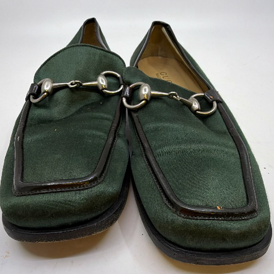 Gucci Horsebit Loafer Green Suede 35.5 C Loafer