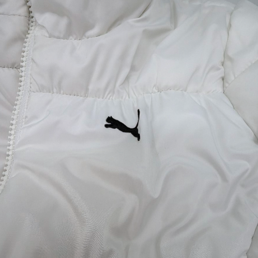 Puma Puffer White Polyester M Jacket