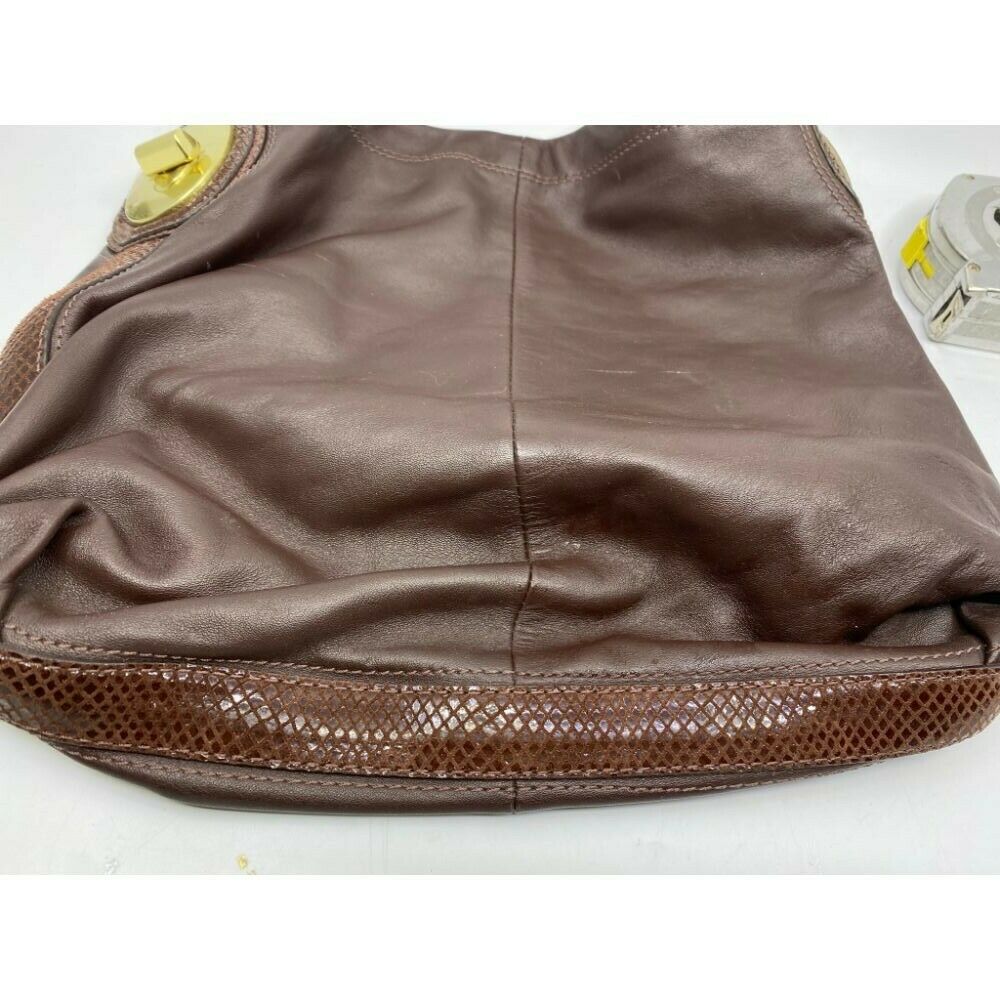 COACH XL Leather Brown Shoulder Bag Very Good Condition