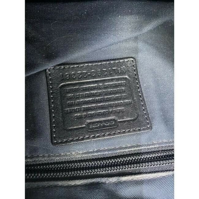 Coach Large Black Leather Hobo Bag