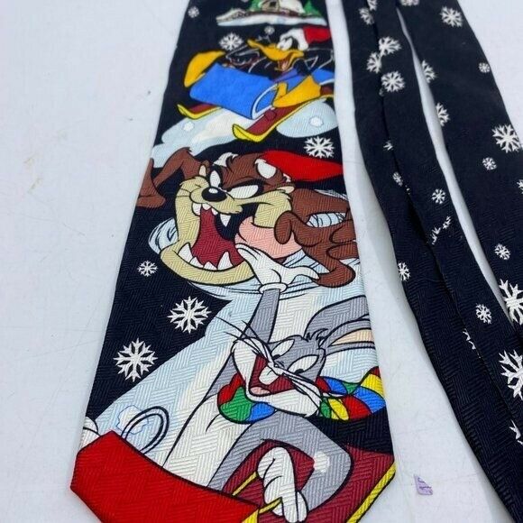 Looney Tunes Mania Christmas Sleigh Tie