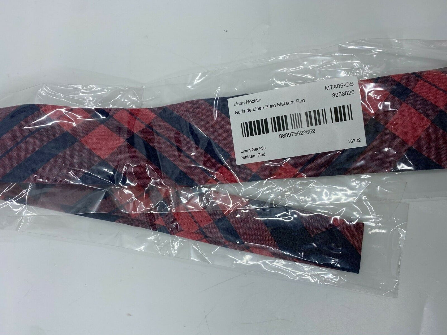 NWT BONOBOS Neck Tie Plaid Great for Spring MSRP 98