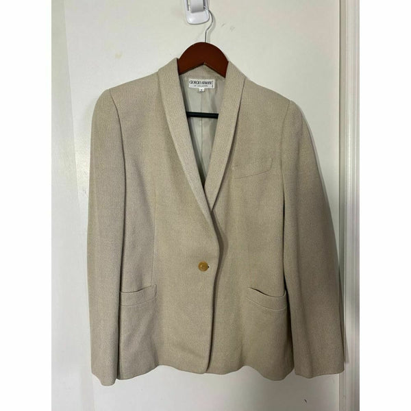 GIORGIO ARMANI Women’s Career Jacket Size 6 Msrp 1,500