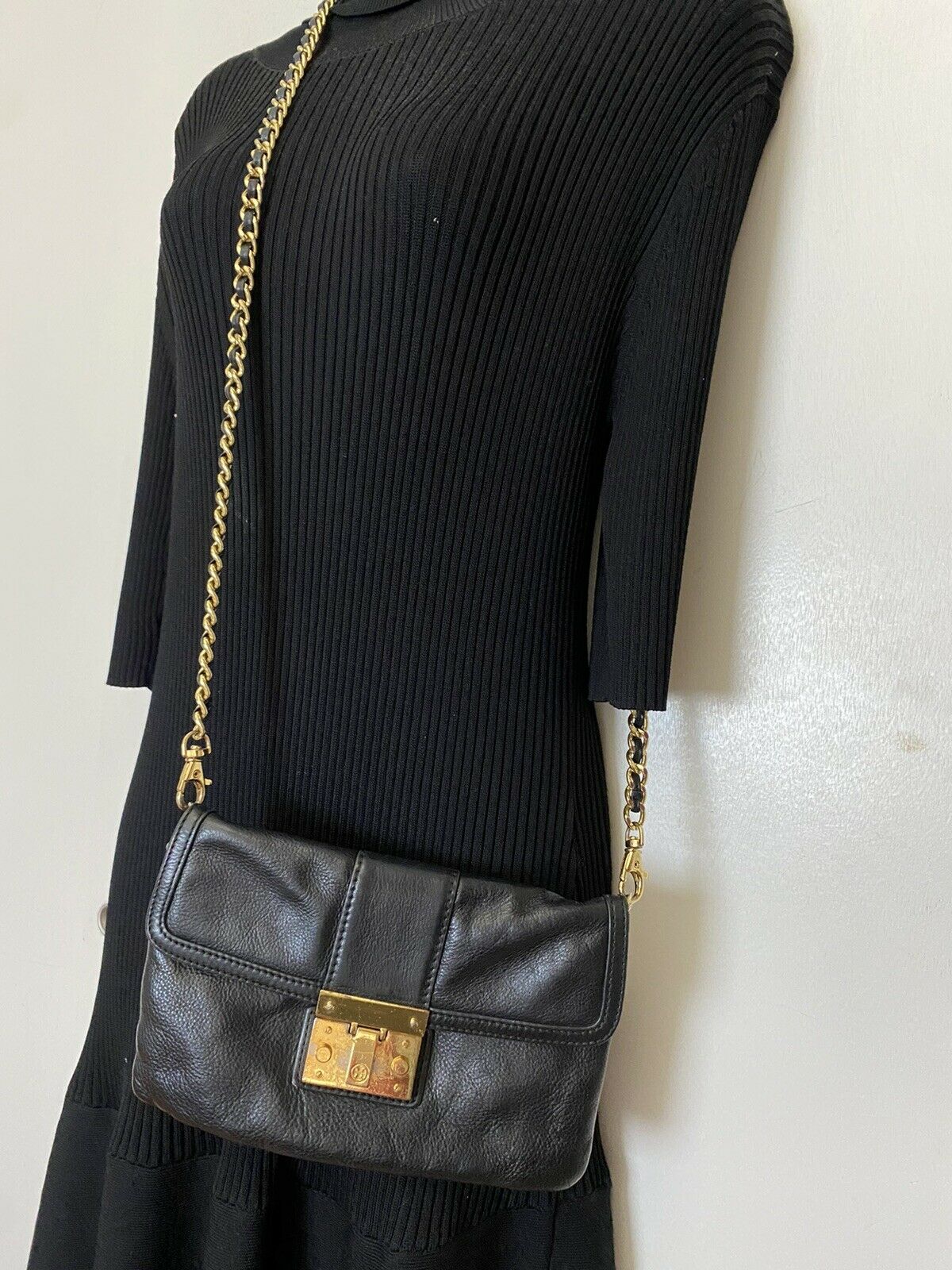 Tory Burch Black Leather Small Crossbody