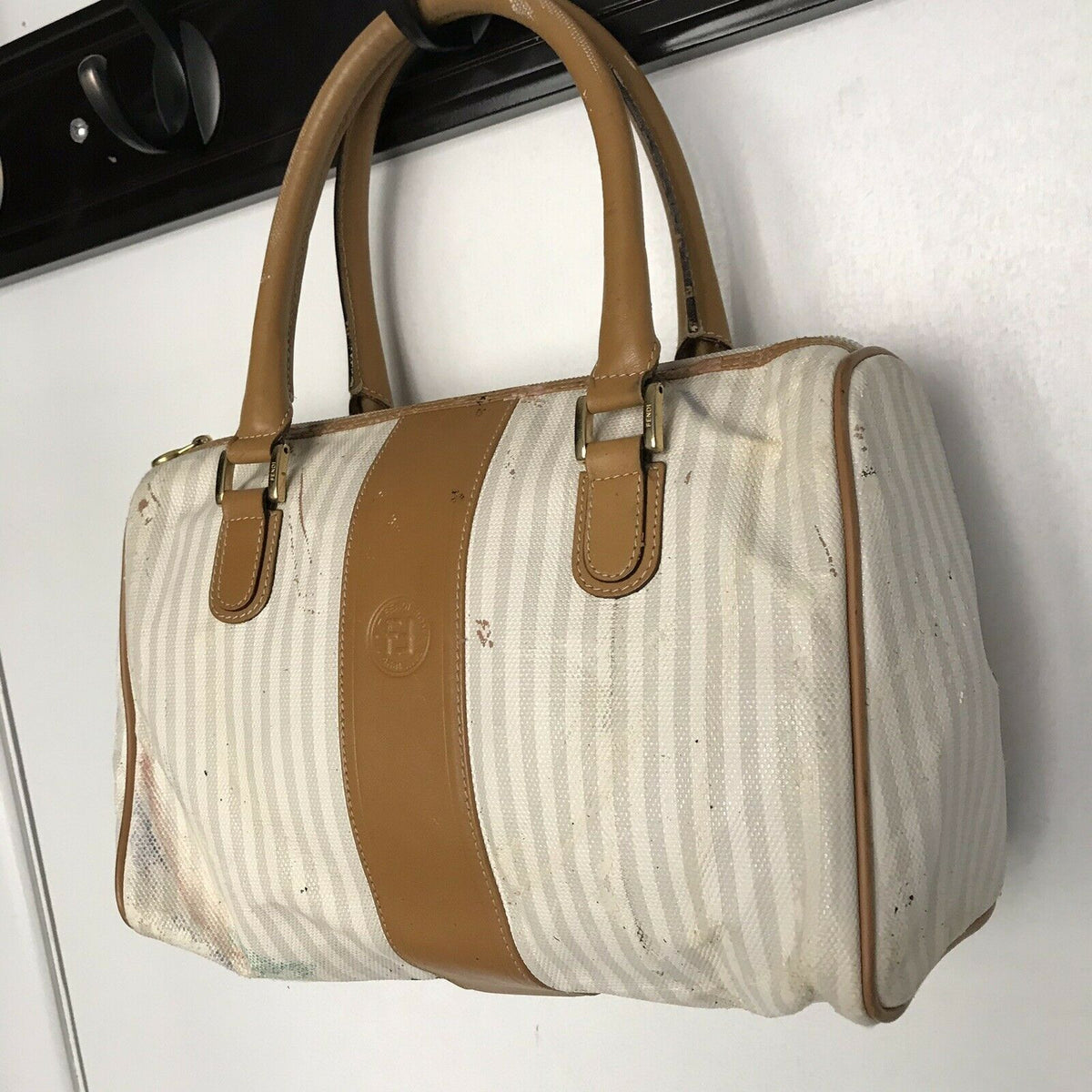 Fendi Vintage White Doctor Bag – ClosetsNYC
