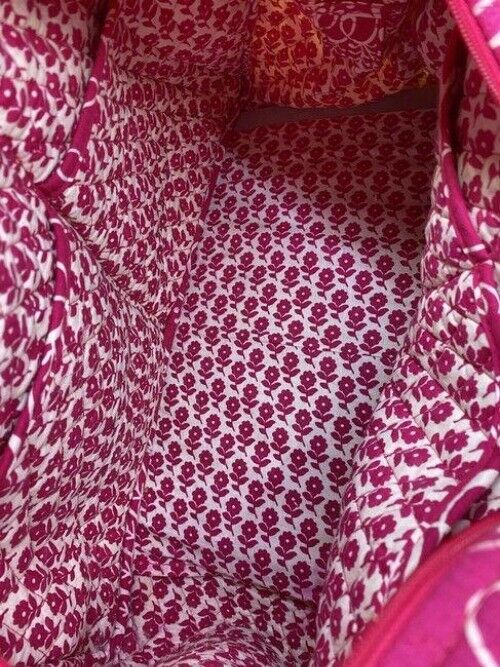 Vera Bradley Xl Duffel Msrp Red White Weekendtravel Bag