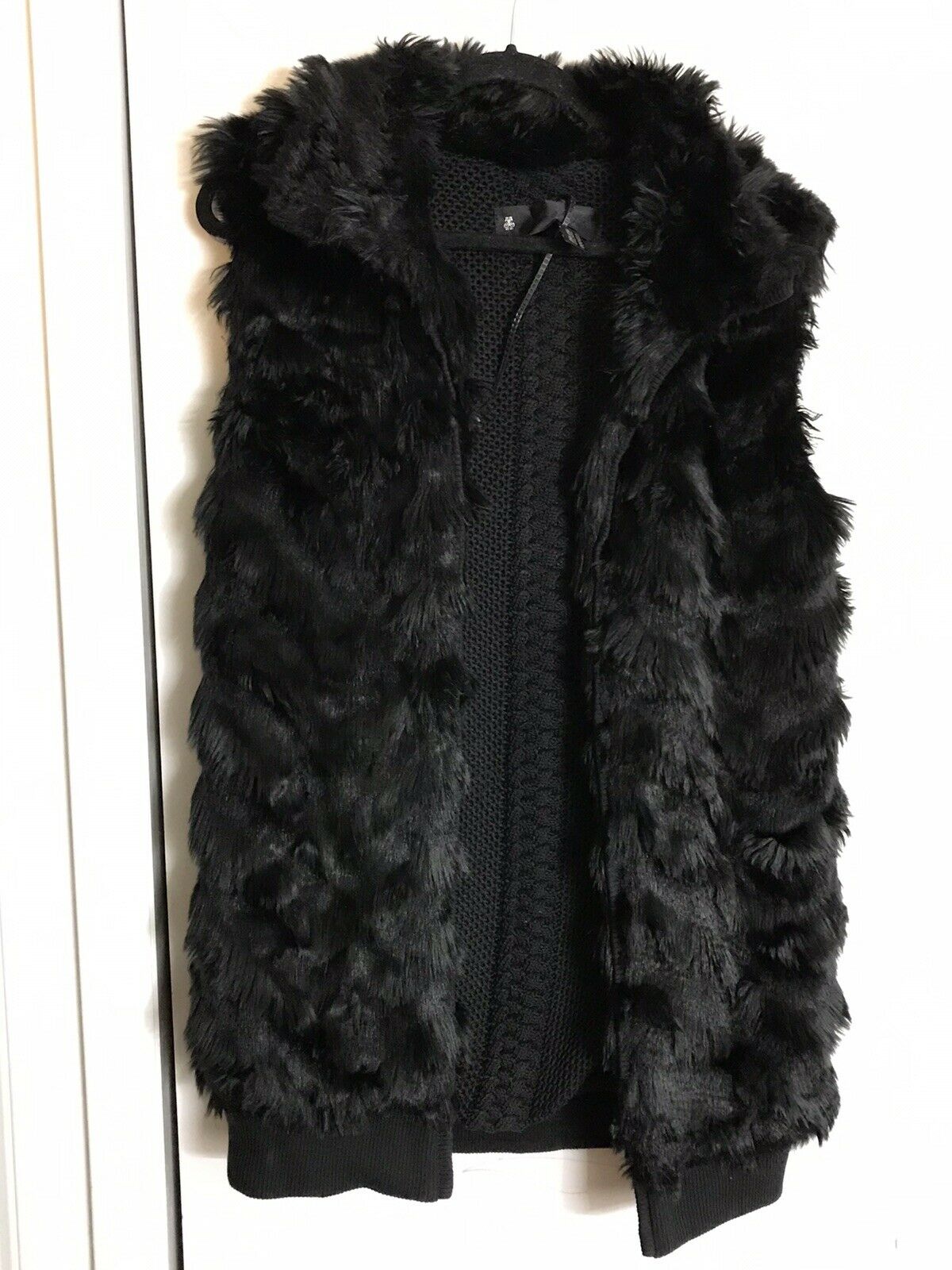 JOHN JOHN LAB Faux Fur Vest One Size