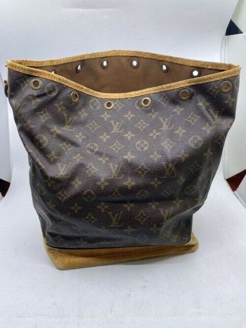 Louis Vuitton Noe Vintage Brown Monogram Canvas Shoulder Bag