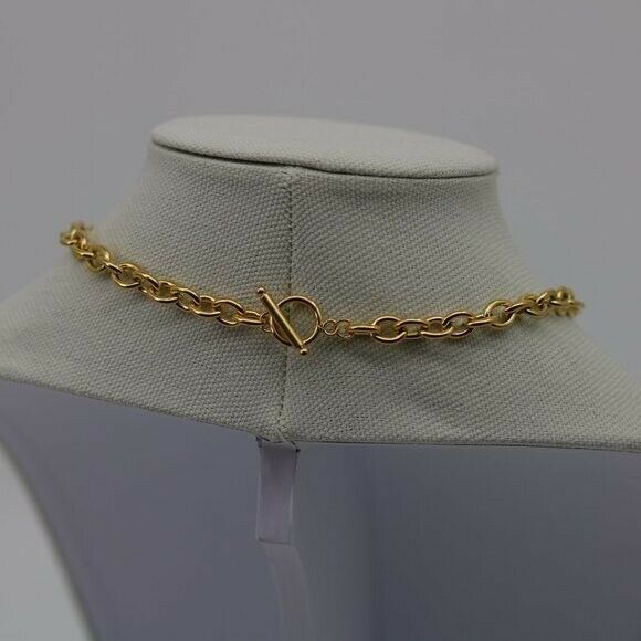 Louis Vuitton Gold Padlock & Key with Second-hand Necklace