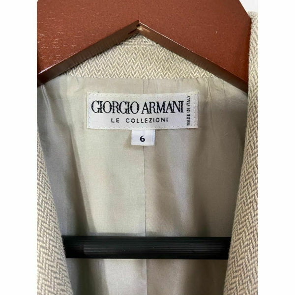 GIORGIO ARMANI Women’s Career Jacket Size 6 Msrp 1,500