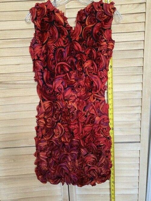 Coral Purple Runway Sample Short Casual Dress