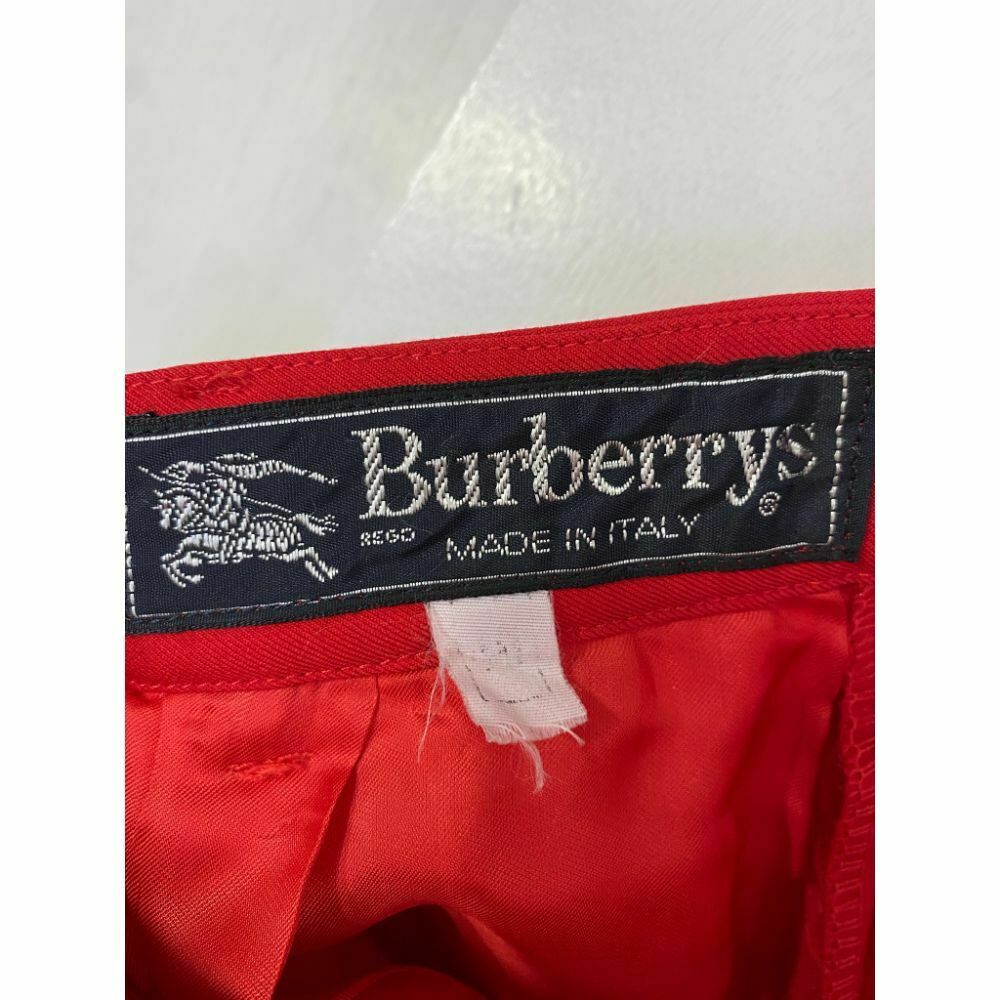 BURBERRY Red Slacks Pants Size 4