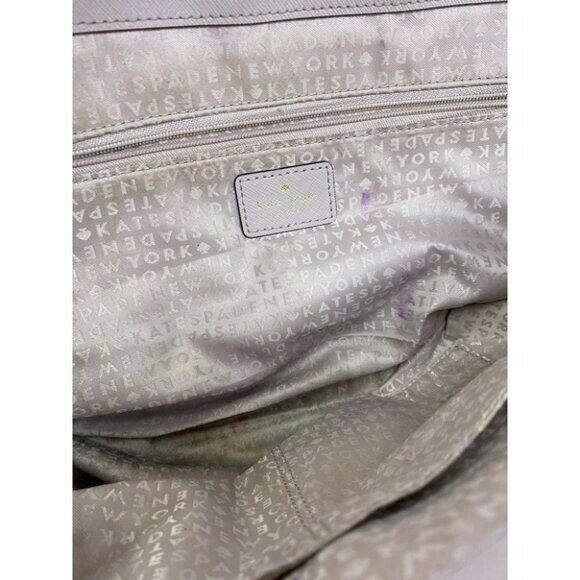 KATE SPADE Leather Handbag W/ Winnie The Pooh Silk