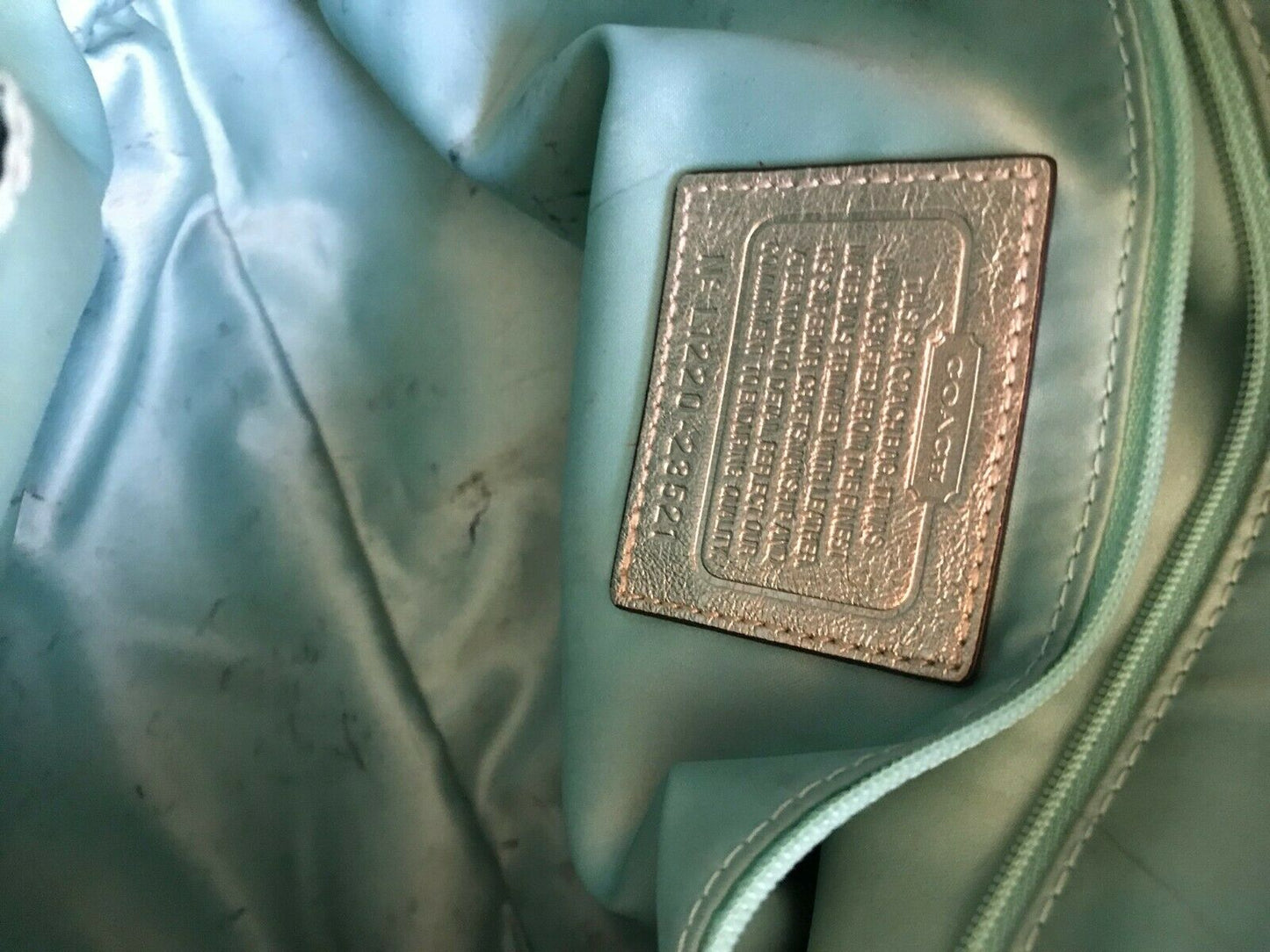 COACH Medium Interwoven Jacquard Bag - Tan