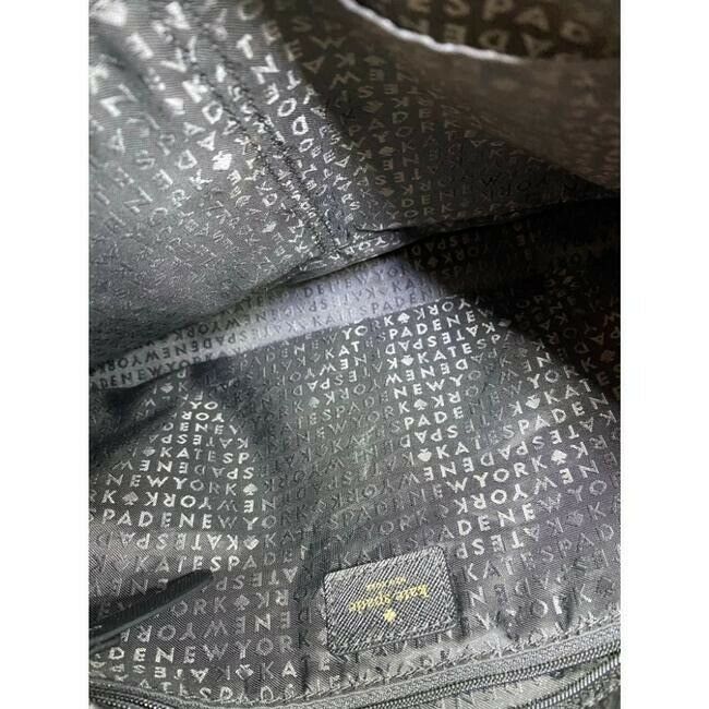 kate spade w w looney tunes tie scarf black nylon tote