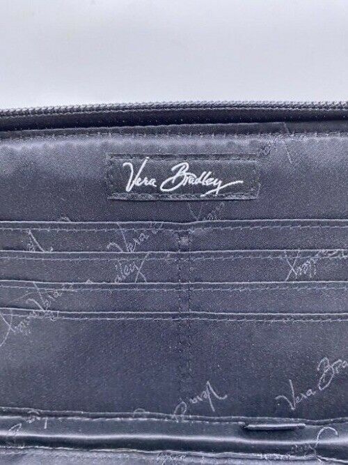 Vera Bradley Black Lightweight Id Hold All Wallet
