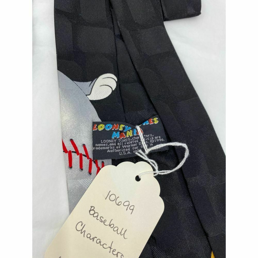New Lot of 3 Neck tie Disney, Looney Tunes Black Yellow Green Total Msrp 75