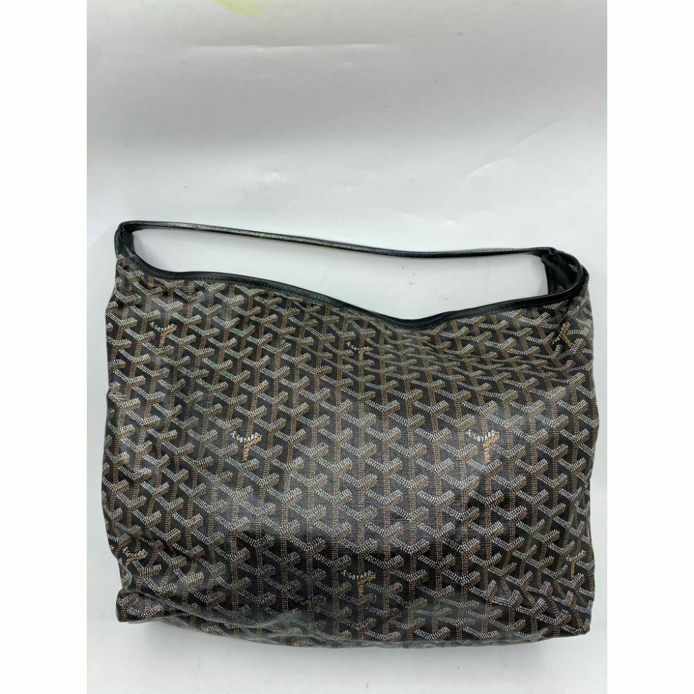 Goyard Monogram Fidji Hobo Bag #57421 Black Leather ref.607817 - Joli Closet