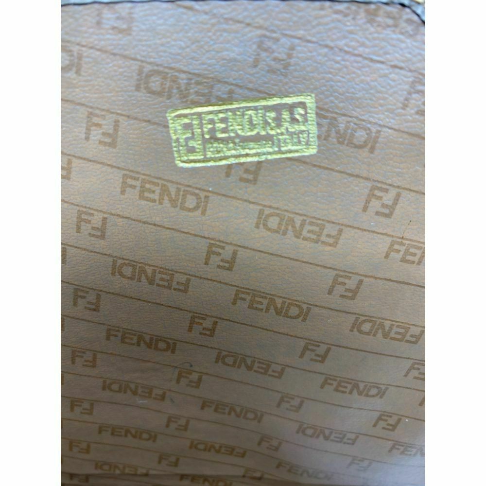 Vintage FENDI Brown Clutch