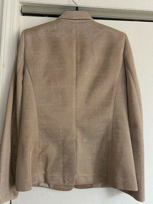 elie tahari champagne jacket