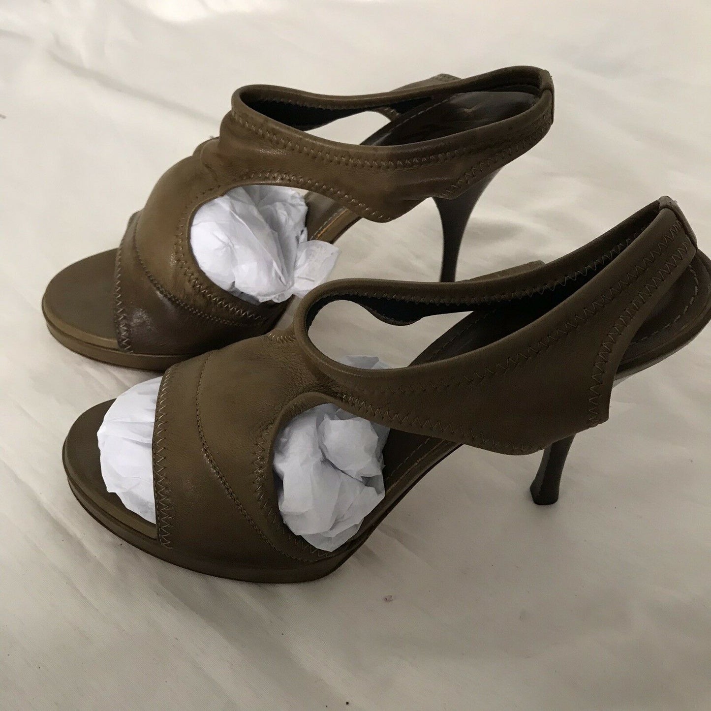 YSL YVES SAINT LAURENT High Heel Sandals Size 8.5