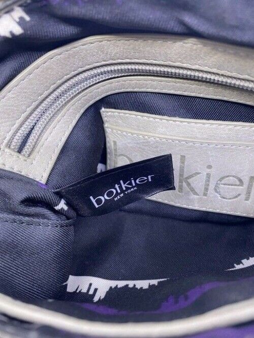Botkier Logan Gray Leather Cross Body Bag