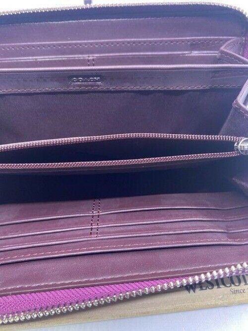Coach Multi Color Accordion Large Wallet