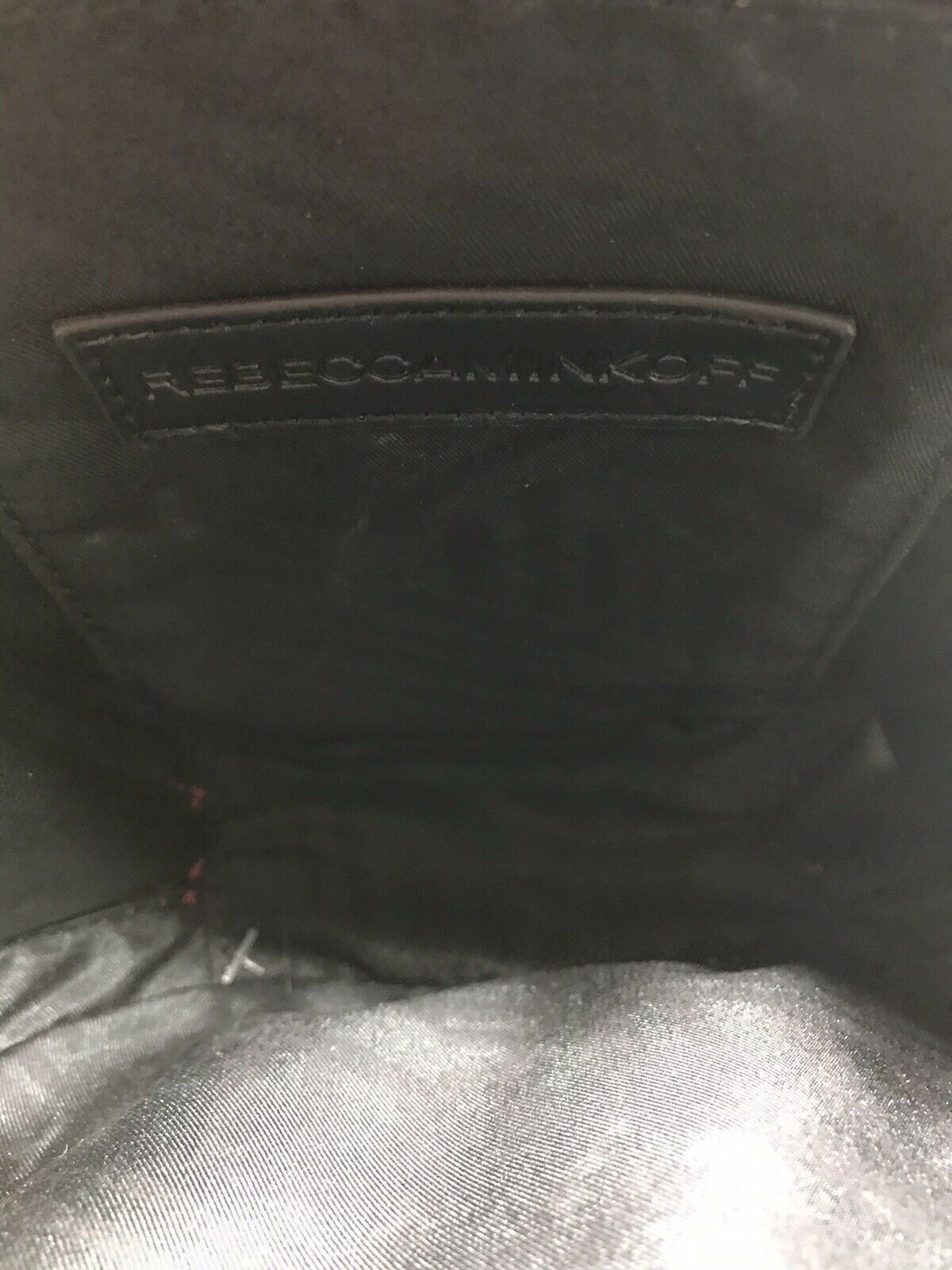 REBECCA MINKOFF Red leather Round Crossbody