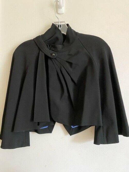 Zac Posen black new msrp 800 small activewear outerwear
