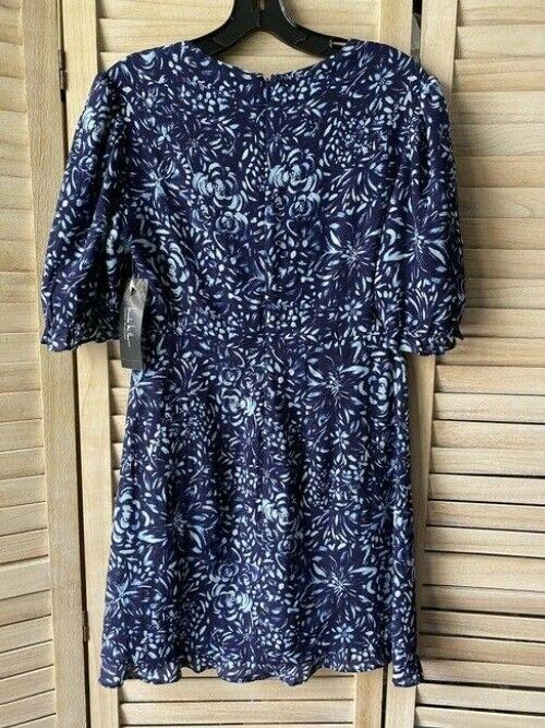 Nicole Miller Navy Blue Msrp Short Casual Dress