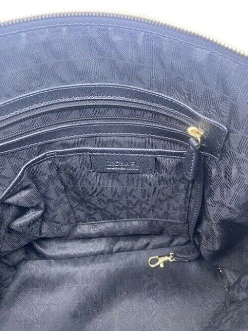 Michael Kors Jet Set Black Saffiano Leather Shoulder Bag