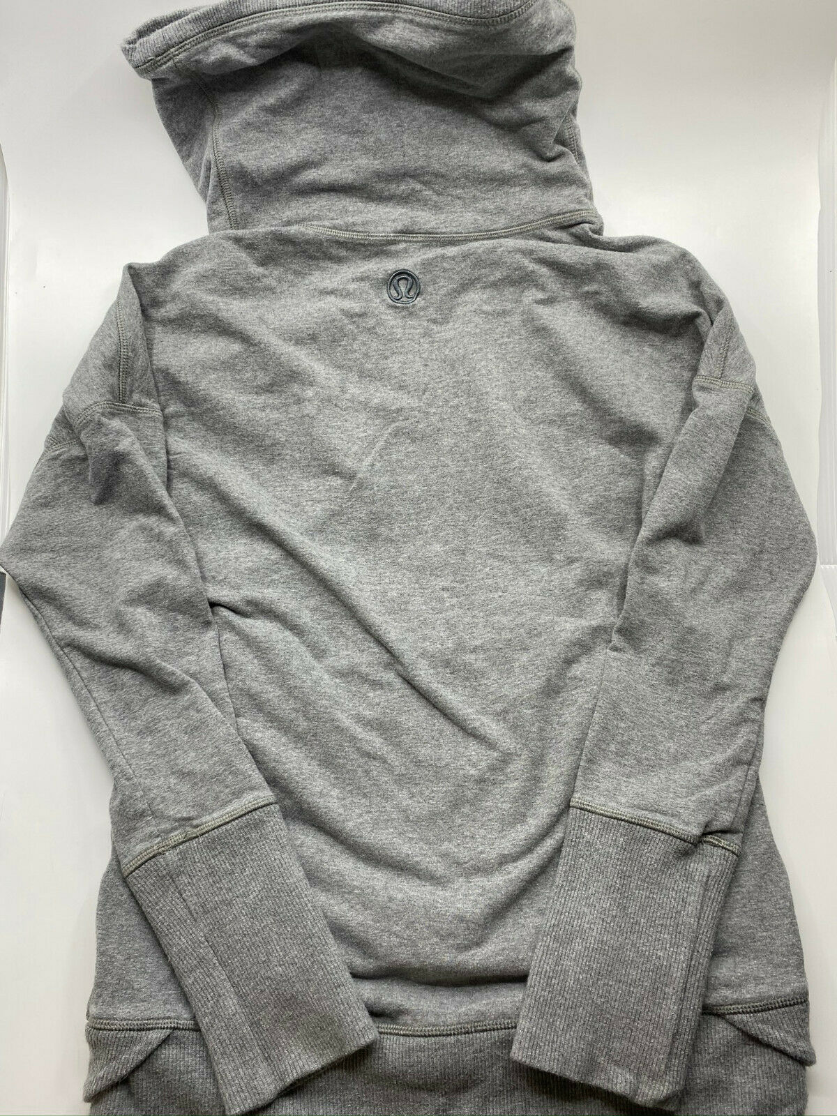LULULEMON Womens Gray Long Sleeves Stylish Sweaters Size: 4