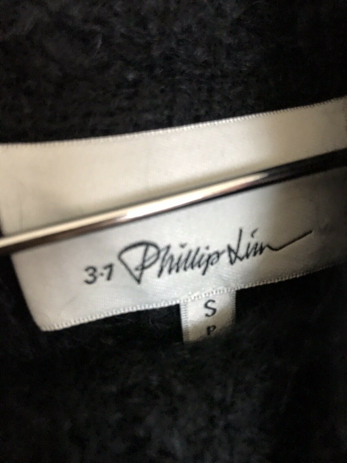 PHILLIP LIM Black Knit Turtle Neck Top Small