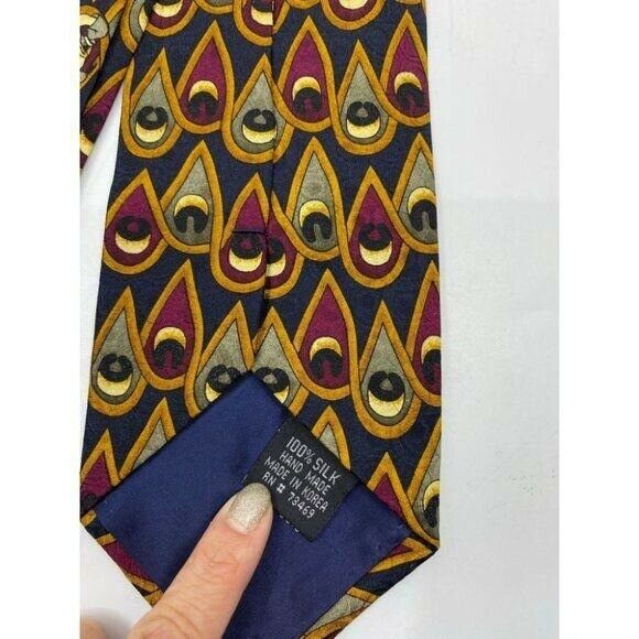 NWOT Disney Novelty MM Loops Neck Tie 100% Silk