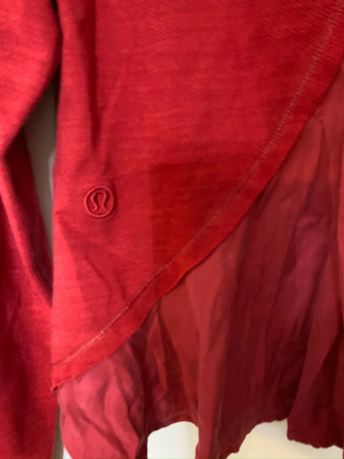 LULULEMON Womens Red Long Sleeves Stylish Hoodies Size: 4