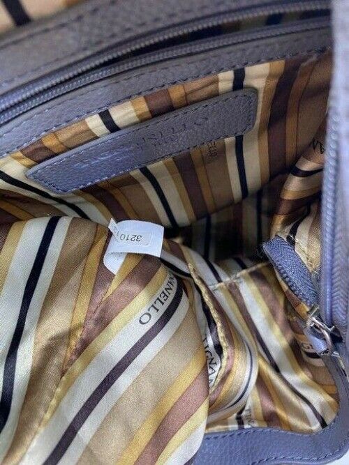 tignanello bag light purple leather tote